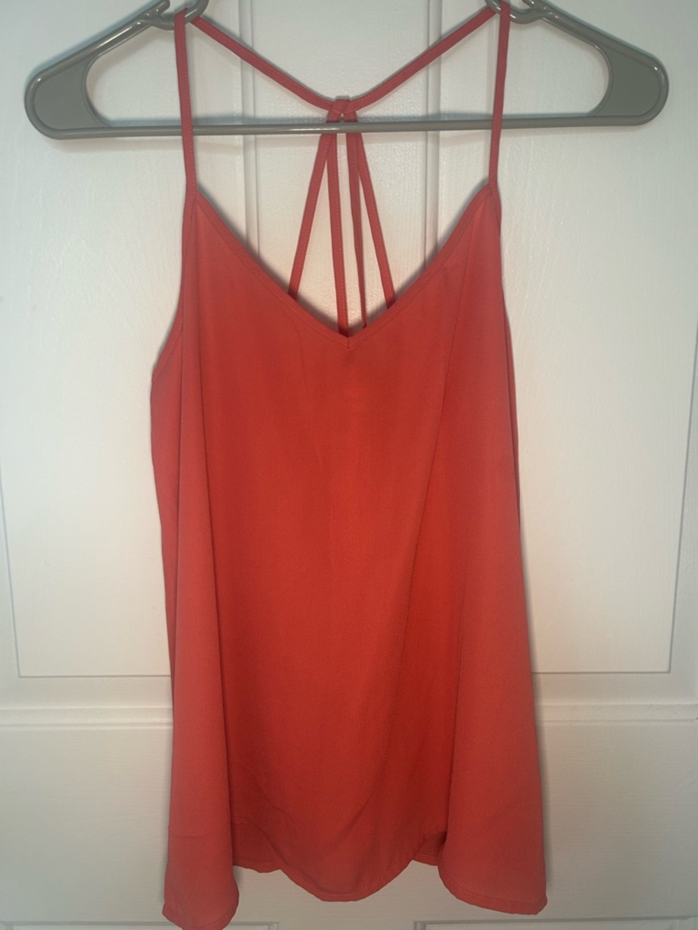 Abercrombie & Fitch Coral Strappy V-Neck Camisole